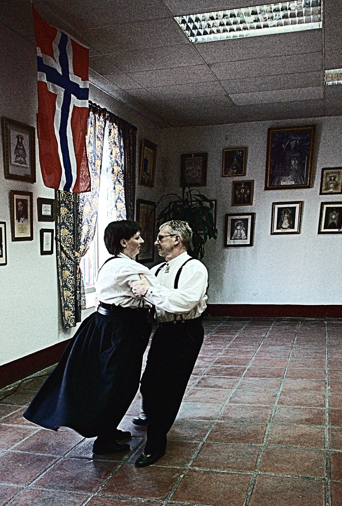 Norwegian couple dancing